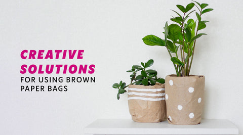 brown paper bags creative solution