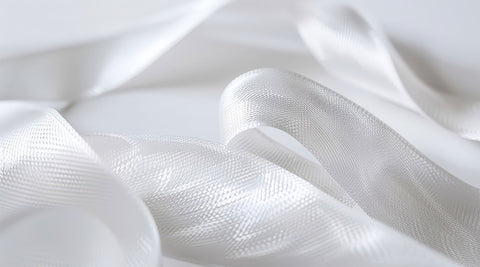 white satin ribbon