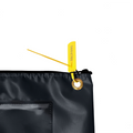 close view of black banking cash bag | NEON packaging