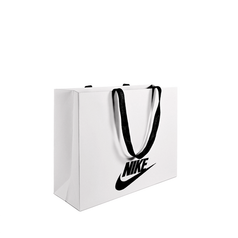 Large Premium White Custom Paper Bags