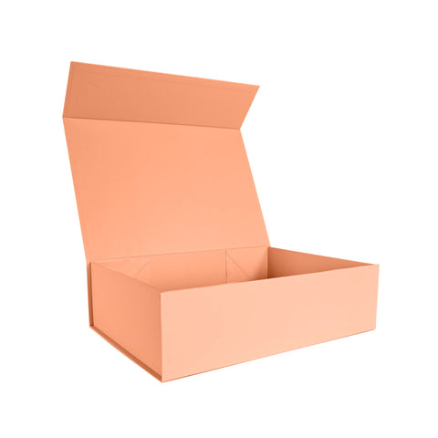 Empty Peach Large Gift Box - NEON Packaging