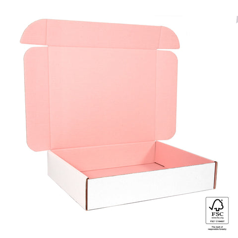 Empty Mailing pink mailing box | NEON Packaging