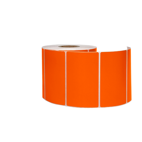 Removable Thermal Label - Orange