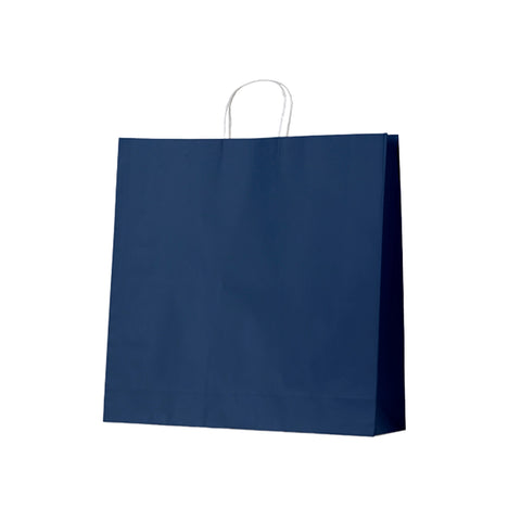 Navy Blue Kraft Bags - Extra Large