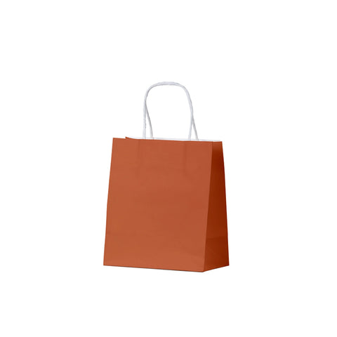 Orange Kraft Bags - Small