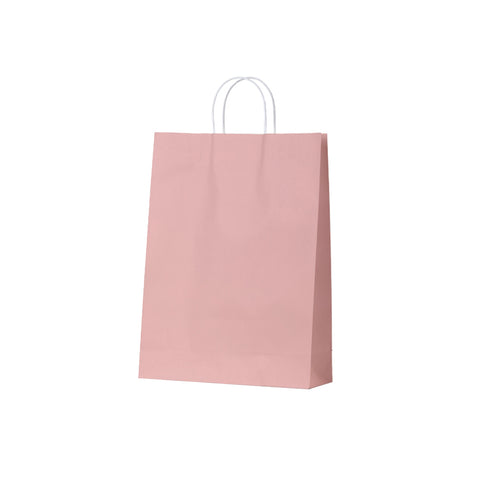 Pink Kraft Bags - Large