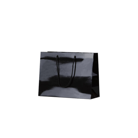 Black Gloss Carry Bags - Small