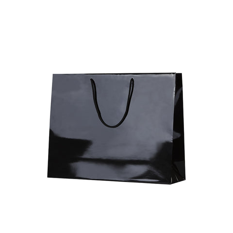 Black Gloss Carry Bags - Large