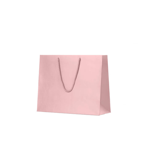 Pastel Pink Matte Carry Bags - Medium