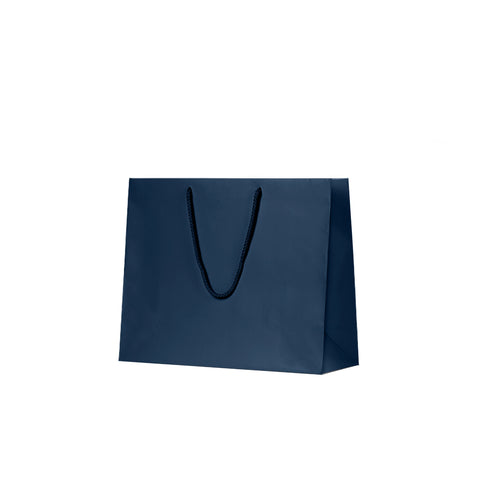 Navy Matte Carry Bags - Medium