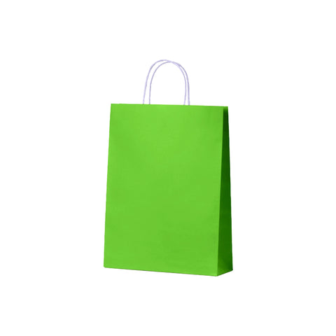 Lime Green Kraft Bag - Small