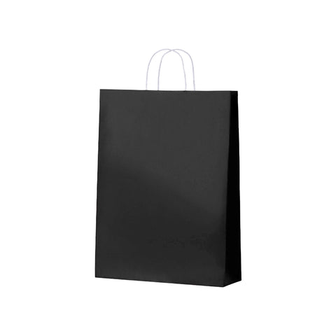 Black Kraft Bag - Midi