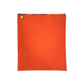 back view of orange banking cash bag | NEON packaging