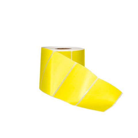 Removable Thermal Label - Yellow