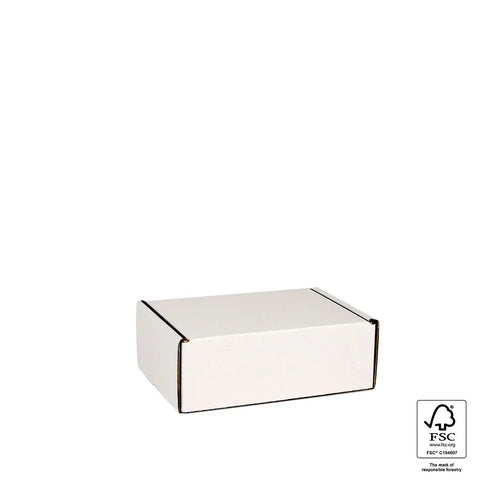 white and black mailing boxes from NEON packaging