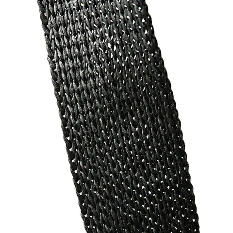 black paper woven handle