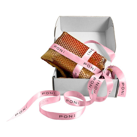 Custom Coloured Satin Ribbon Printed 1 Colour Brand/Logo - NEON eCommerce Packaging